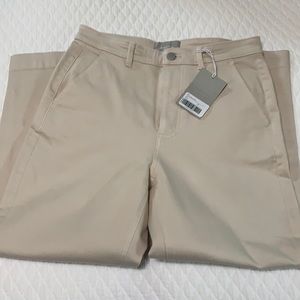 NWT Everlane straight leg crop stone